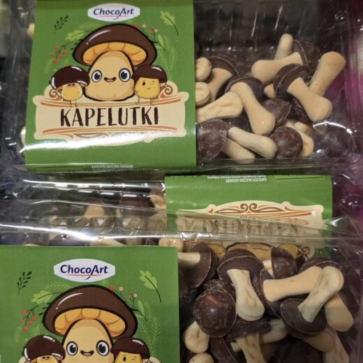 Słodycze grzybki czekoladowe