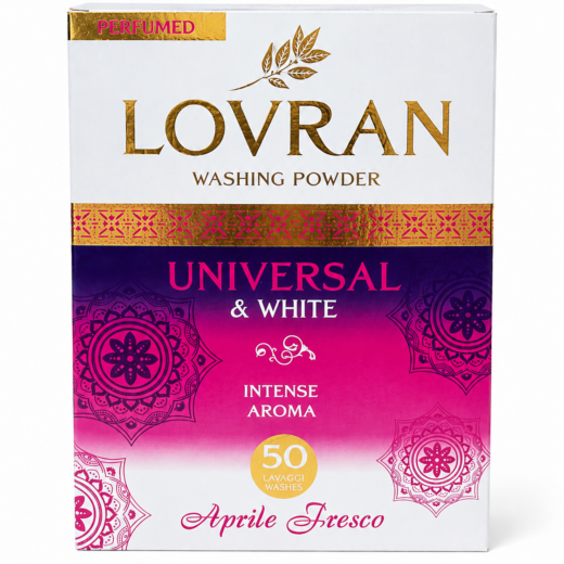 Lovran Universal & White Aprile Fresco – proszek do prania 50 prań