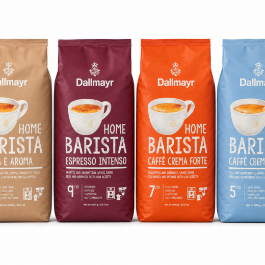 Dallmayr Home Barista kawa ziarnista 1 kg – różne warianty